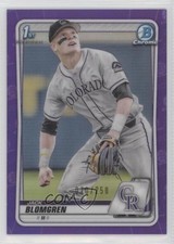 2020 Bowman Draft Chrome Purple Refractor 70/250 Jack Blomgren #BD-162 11if