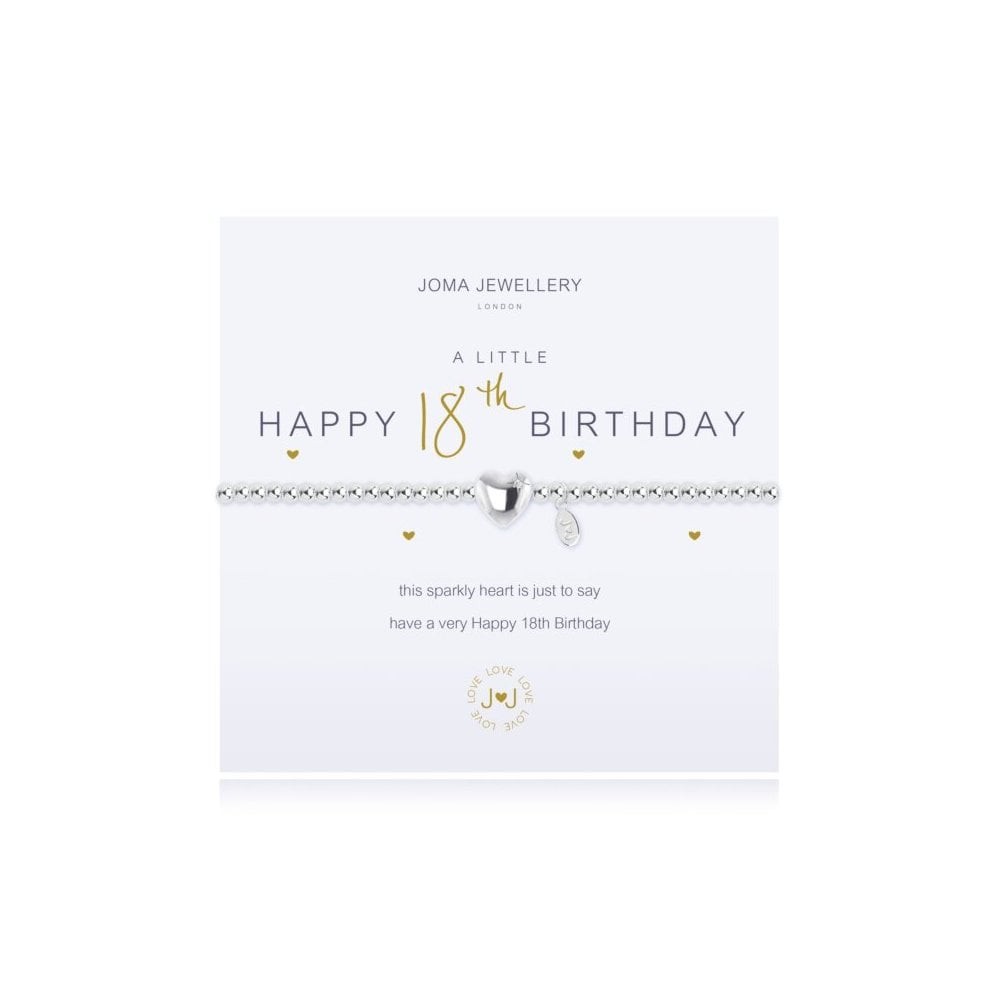 Joma Jewellery A Little Happy 18th Birthday Bracelet