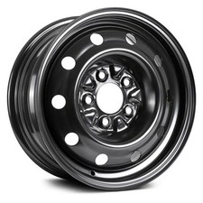 Rt 15 Steel Wheel 5 Lug X99126n Wheel 15x6.5 40 5x114.3 Black Single Rim Rt 15 Steel Wheel 5 Lug X99126n Wheel 15x6.5 40 5x114.3 Black Single Rim