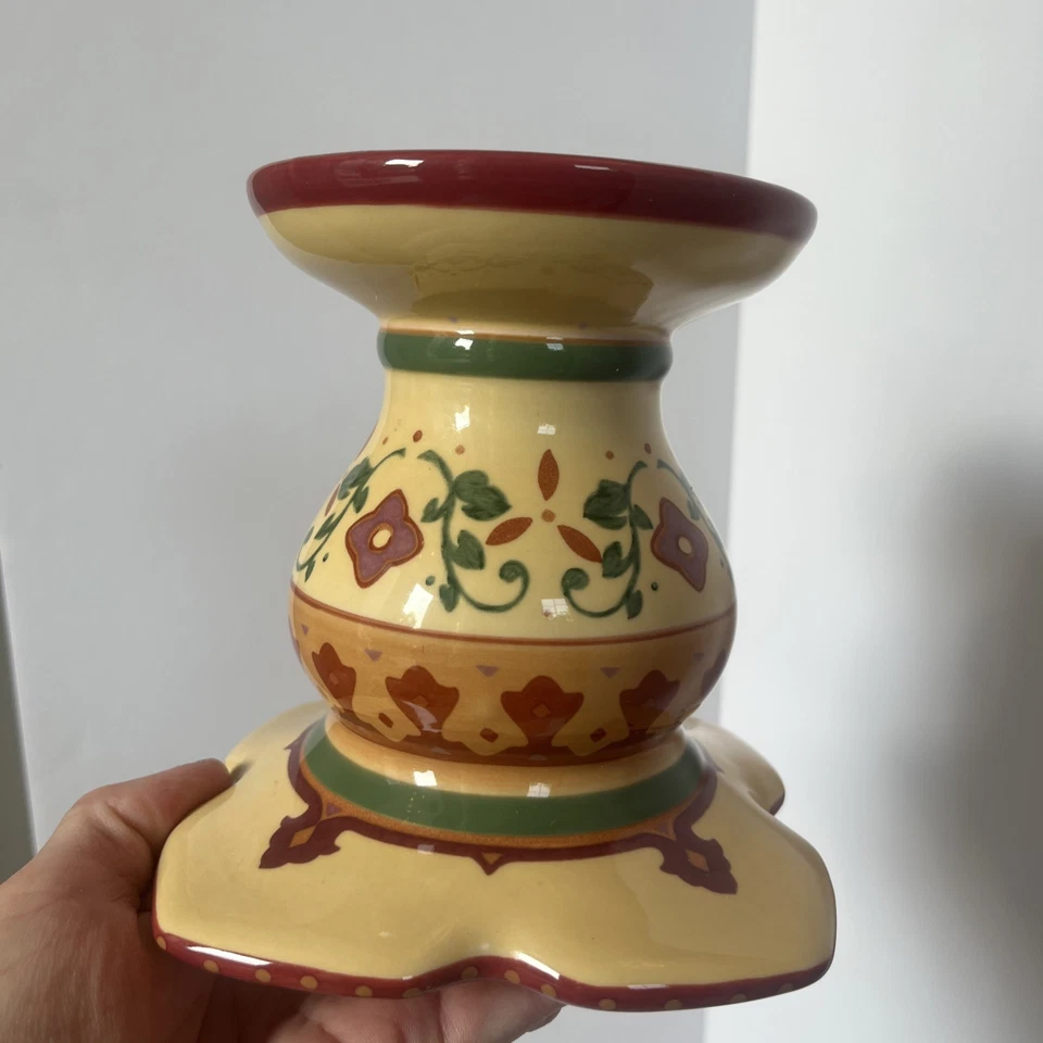 PartyLite Bohemian Spice Candelabros Pedestal 5.5” Pilar o Palo Juego de 2 Foto 2 de 4