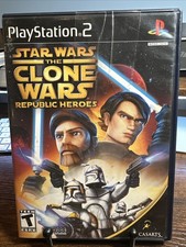 Star Wars: The Clone Wars -- Republic Heroes Sony PlayStation 2, 2009 Works E41