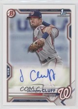 2021 Bowman Paper Prospect Auto Jackson Cluff #PAPR-JC Auto 1c7