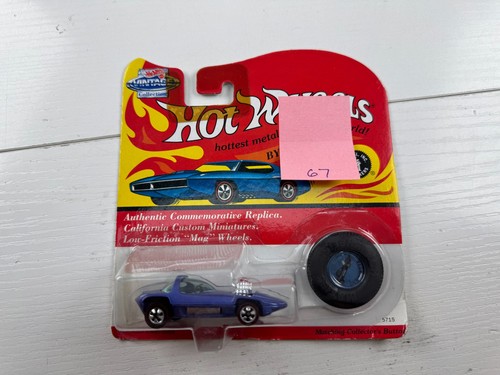 Hot Wheels 25 Aniversario Silueta Púrpura Redline Réplica con Botón Diecast - Imagen 4 de 4