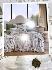 Duvet cover set 4ps 600 tc cotton sz King floral NEW