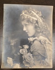 1920s Antique MARY PICKFORD Signed Autograph Photo By HARTSOOK PHOTO S.F.-L.A.