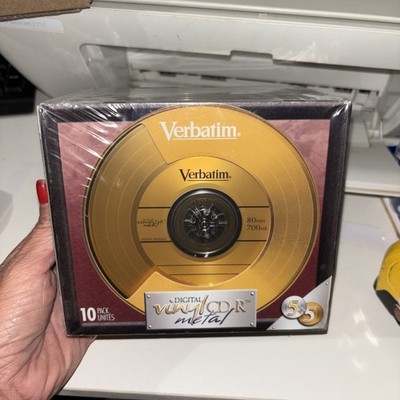 Verbatim 10PK CD-R DIGITAL VINYL METAL ( 94647 ) (Discontinued by Manufacturer