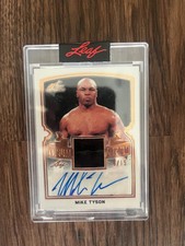 2021 Leaf- Art of Sport- Mike Tyson- Auto Autograph- Game Used Relic- 8/15