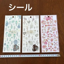 Kamio Japan Sticker Set of 3 Used Decorative Collectible
