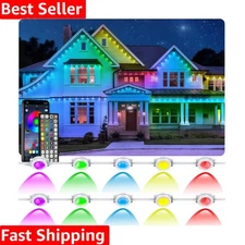 300FT RGB Waterproof Outdoor Lights with App Control – Perfect for All Occasions
