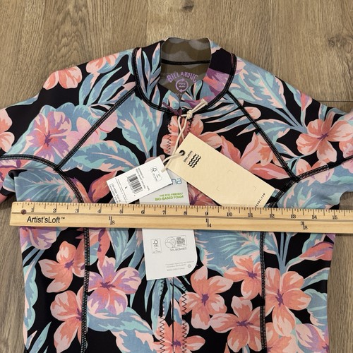 Billabong Wetsuit Jacket Surf Capsule Peeky Zip Jacket Women's Large US 8 NWT - Picture 4 of 10