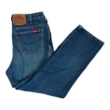Vintage Dickies Branders Jeans Mens 36x30 Blue Denim Straight Leg Classic Fit