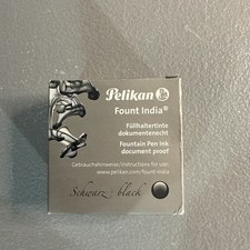 Pelikan Fountain Pen Compatible Carbon Pigment Ink Black 30ml Permanent Ink for