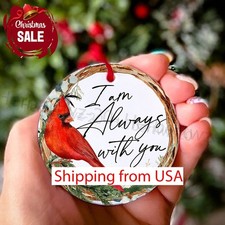 Cardinal Ornament Red Bird Christmas Ornament Memorial Gift Remembrance Gift ...