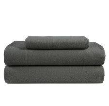 100 Cotton Flannel Sheets Set Twin Size - Brushed for Extra Softness - Light...