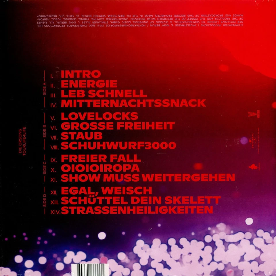 Die Orsons - Tourlife4Life (Vinyl 2LP - 2020 - EU - Original) - Bild 2 von 2