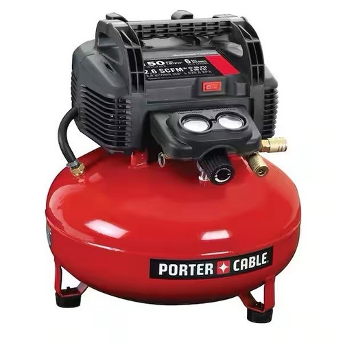 Porter Cable C2002 150 PSI 6 Gallonen ölfreier Pfannkuchen Kompressor