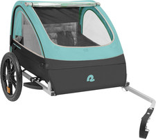 Rover Kids Bicycle Trailer Single and Double Passenger Children S Foldable