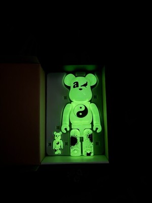 Bearbrick × atmos × STAPLE #4 100％ ＆ 400％ BRAND NEW SEALED!! | eBay