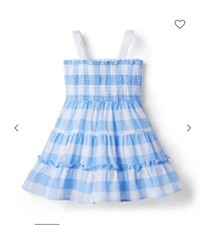 Janie and Jack Gingham Smocked Sundress