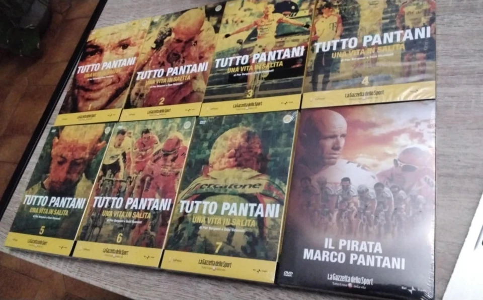 TUTTO PANTANI UNA VITA IN SALITA - box 8 dvd (3 aperti e 2 sigillati) (PG65) - Immagine 4 di 4