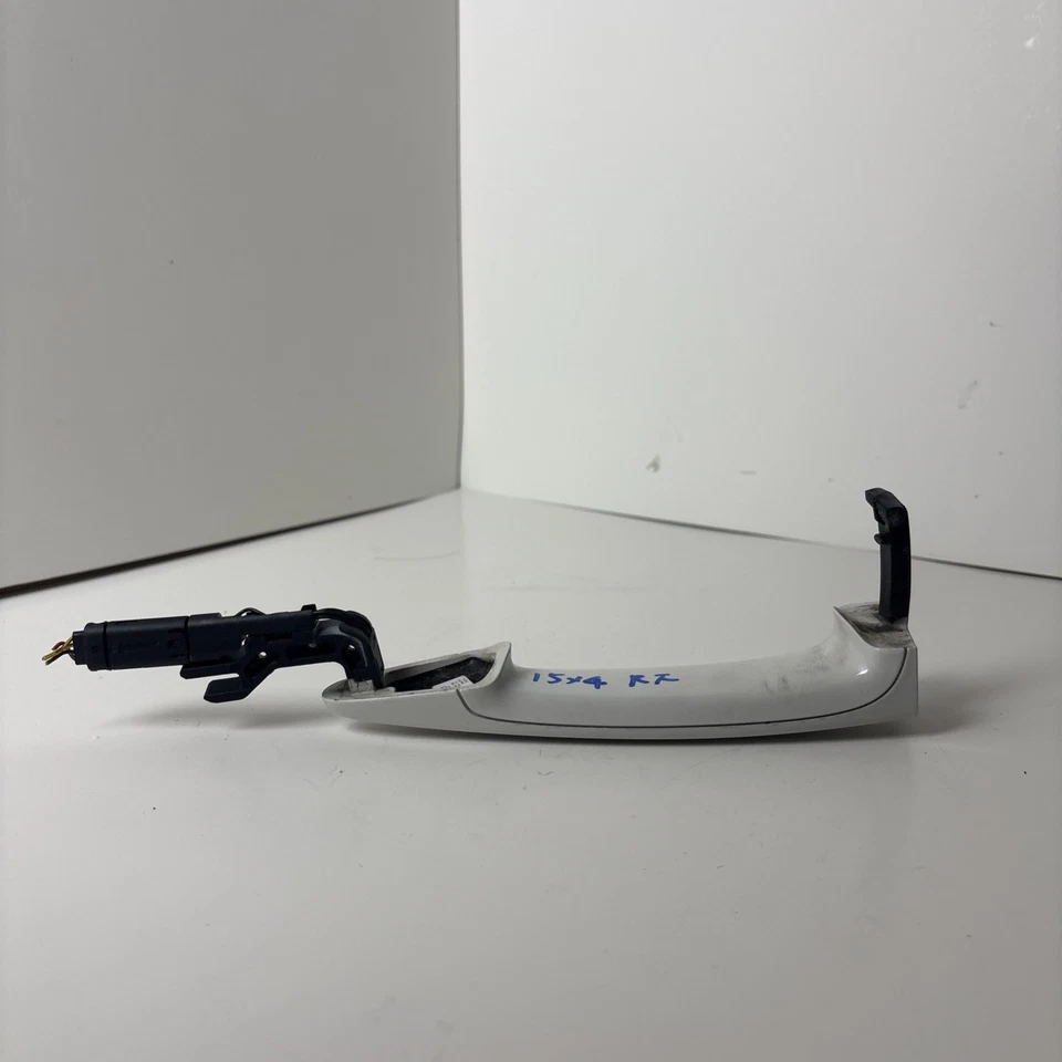 BMW X4 2015 manija del panel de la puerta exterior delantera izquierda blanca OEM Foto 4 de 4