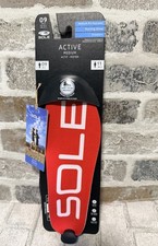 SOLE Active Medium Orthotic Insoles Men Heat Moldable Arch Support New Box Sz 11