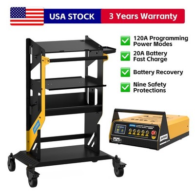 Reprogramming Power Supply ECU Flash Programming With Trolley Cart Rolling Tool