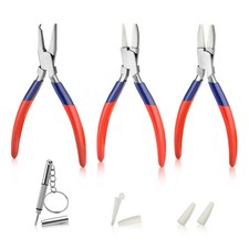 3PCS Round Nylon Jaw Eyeglasses Frame Pliers Nose Pad Arm Adjusting Pliers ...