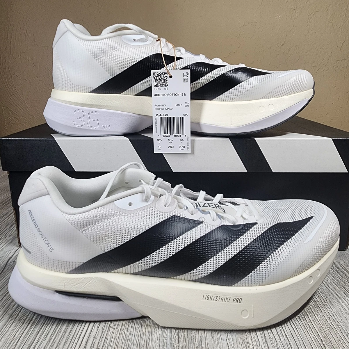 adidas Adizero Boston 8 Core Black for Sale | Authenticity