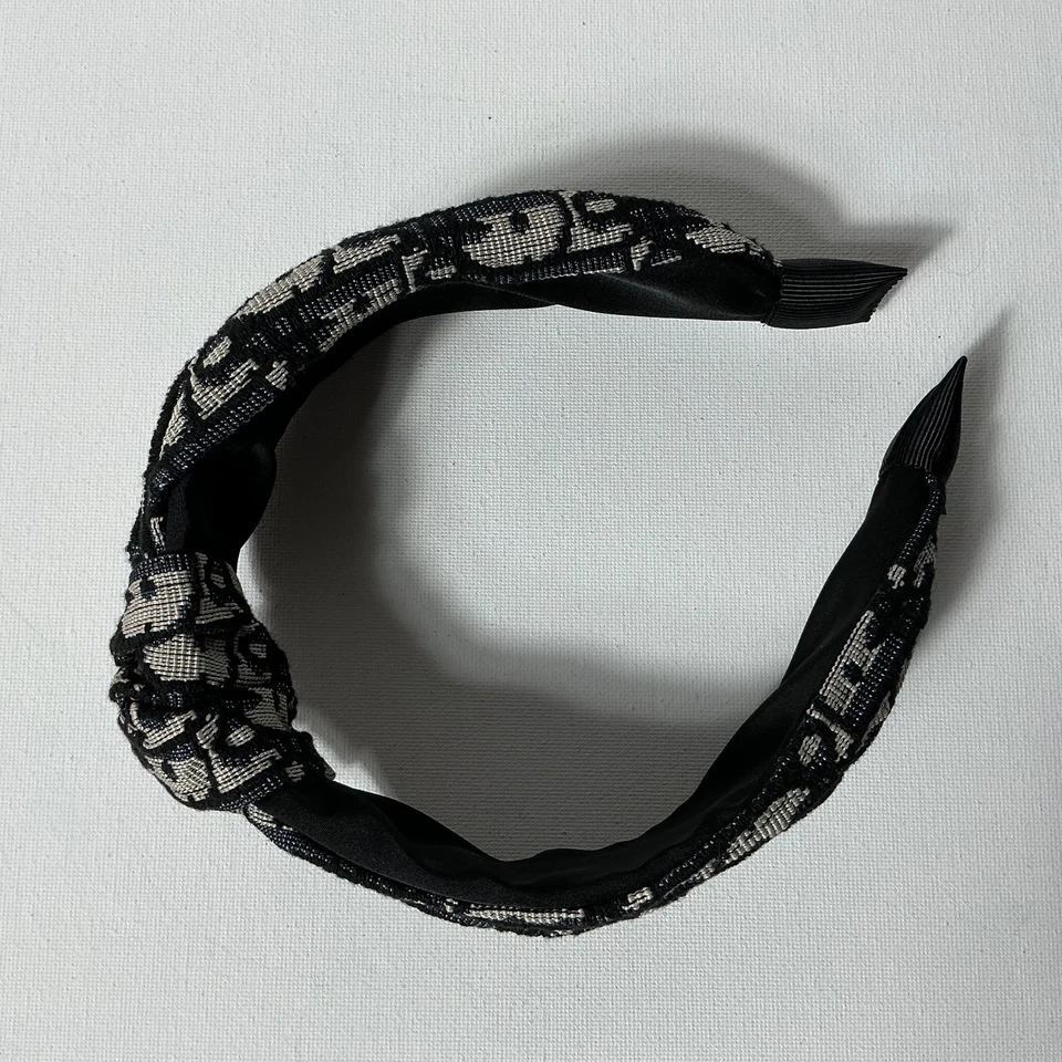 Dior Beauty Line Black and Cream Headband - Image 2 of 3