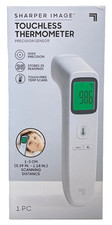 SHARPER IMAGE Digital TOUCHLESS Smart Forehead THERMOMETER