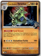 Team Rocket's Tyranitar (Cosmos Holo) 096/182 Miscellaneous Cards &  NM
