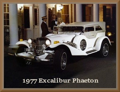 1977 Excalibur Series III Phaeton White, Toolbox - Refrigerator Magnet, 42 MIL
