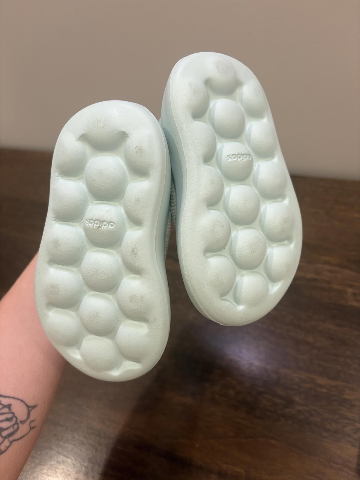 Kids 6k Adidas Cloud Foam Slip On Shoes  thumbnail 2