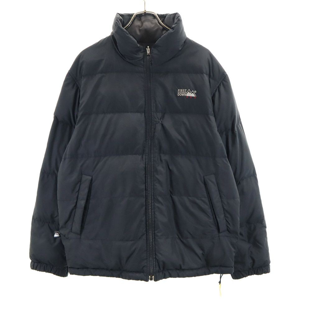 FIRSTDOWN reversible Down jacket LL Black x gray … - image 1