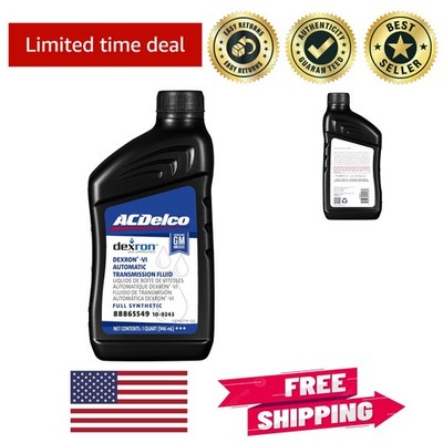 1 Quart GM Dexron VI Full Synthetic Auto Transmission Fluid - Enhanced Stability
