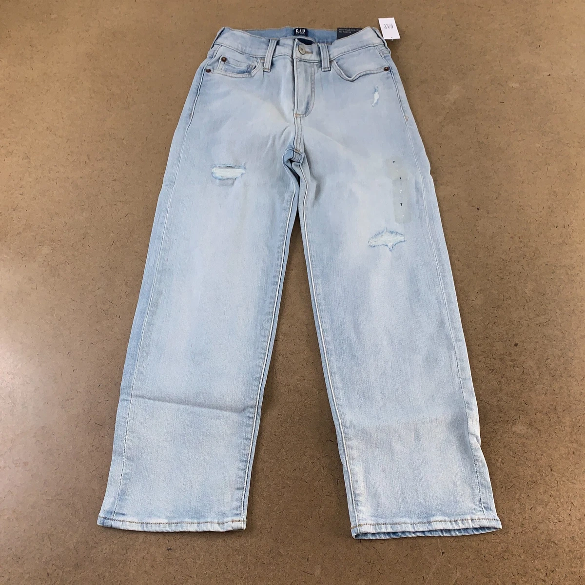 Gap kids ripped jeans deals