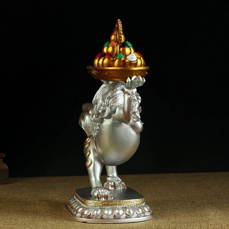 Religious Belief Lion Ornamental Furnishings Sacrificial Wares Bronze Wares - Imagem 4 de 4