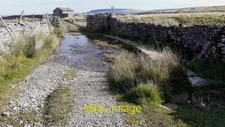 Photo 6x4 Ford and raised footpath West Beck track towards Thornton Rusk  c2021