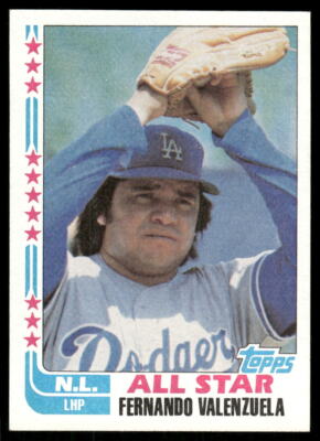 Fernando Valenzuela フィギュア 34 Fernando Valenzuela #345 1982 Topps Los Angeles Dodgers | eBay