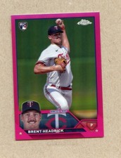 2023 Topps Chrome Brent Headrick #USC188 Magenta Refractor Rookie RC #62/399