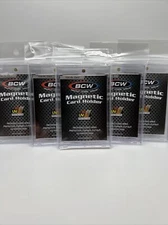 BCW Magnetic Card Holder 100pt Point with UV Protection - Lot of 5 holders