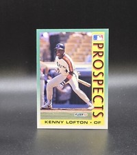 1992 Fleer KENNY LOFTON Prospects Rookie Card #655 Cleveland Indians