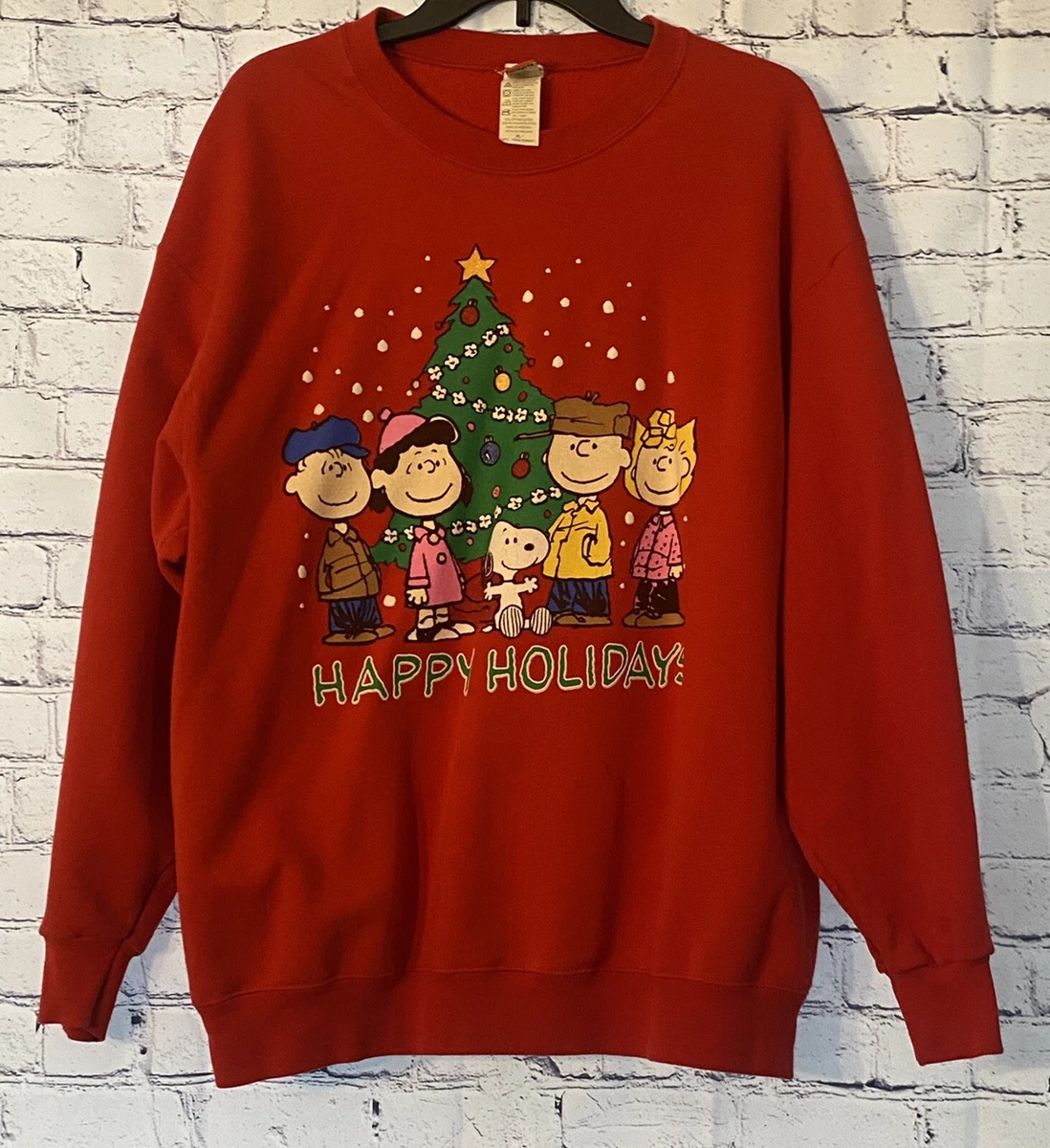 Charlie brown store christmas sweatshirts