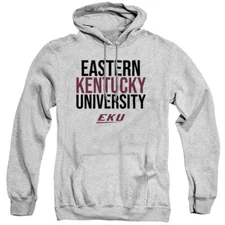 EKU Adult Pullover Hoodie Stacked, Athletic Heather, S-3XL