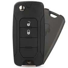 2/3/4 Buttons for Wrangler Remote Car Key Shell Case Blade Replacement Housing