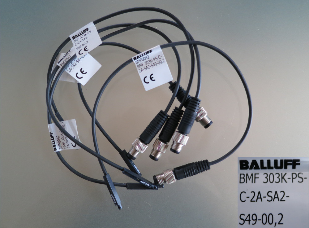 Sensore Magnetico Balluff BMF 303K-PS-C-2A-SA2-S49-00,2 Connettore M8 - Nuovo