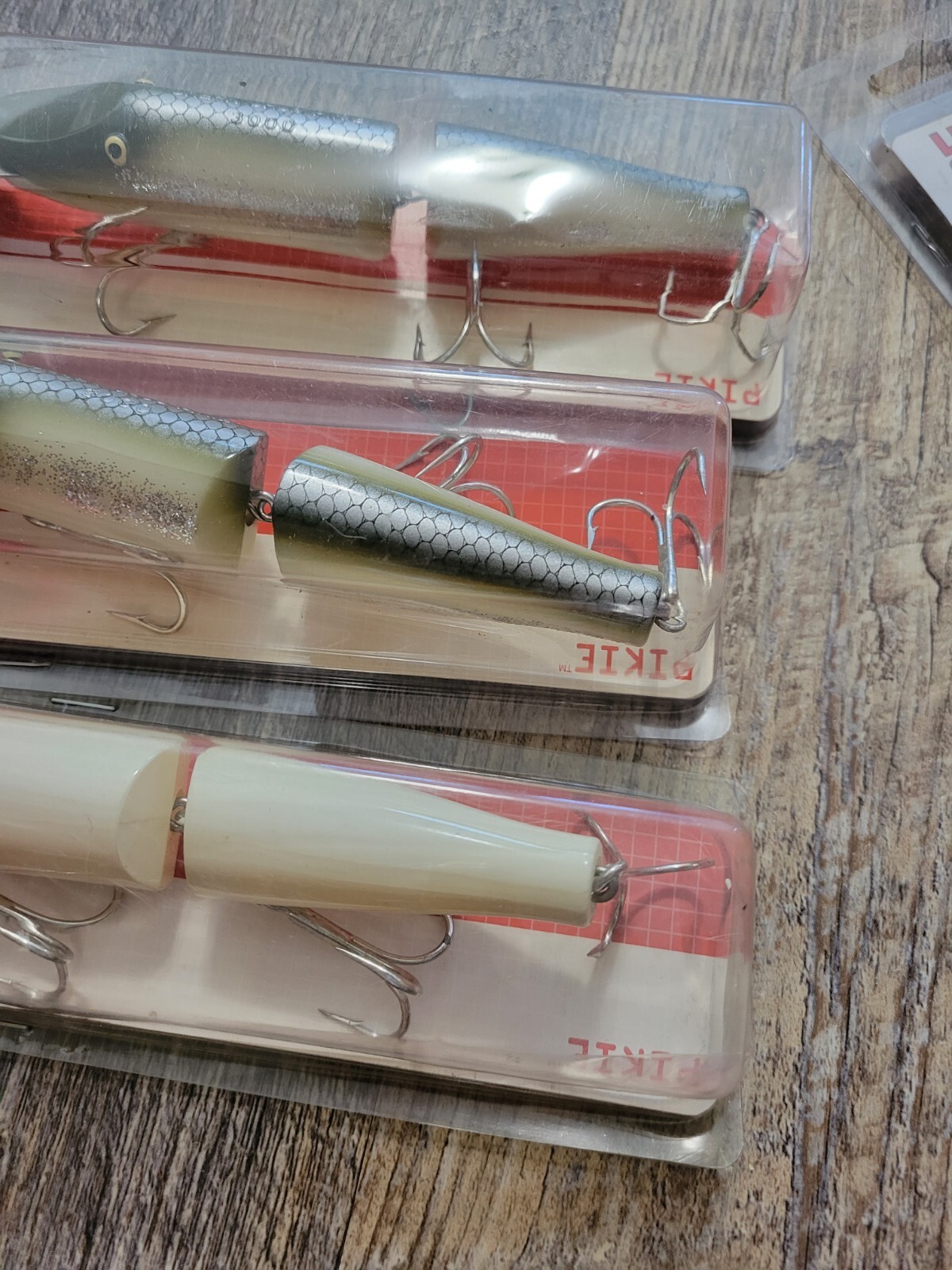 New- Lot of (5) Pike Muskie Fishing Lures / Spoons Creek Chub PIKIE Lucky Spoons - Image 5