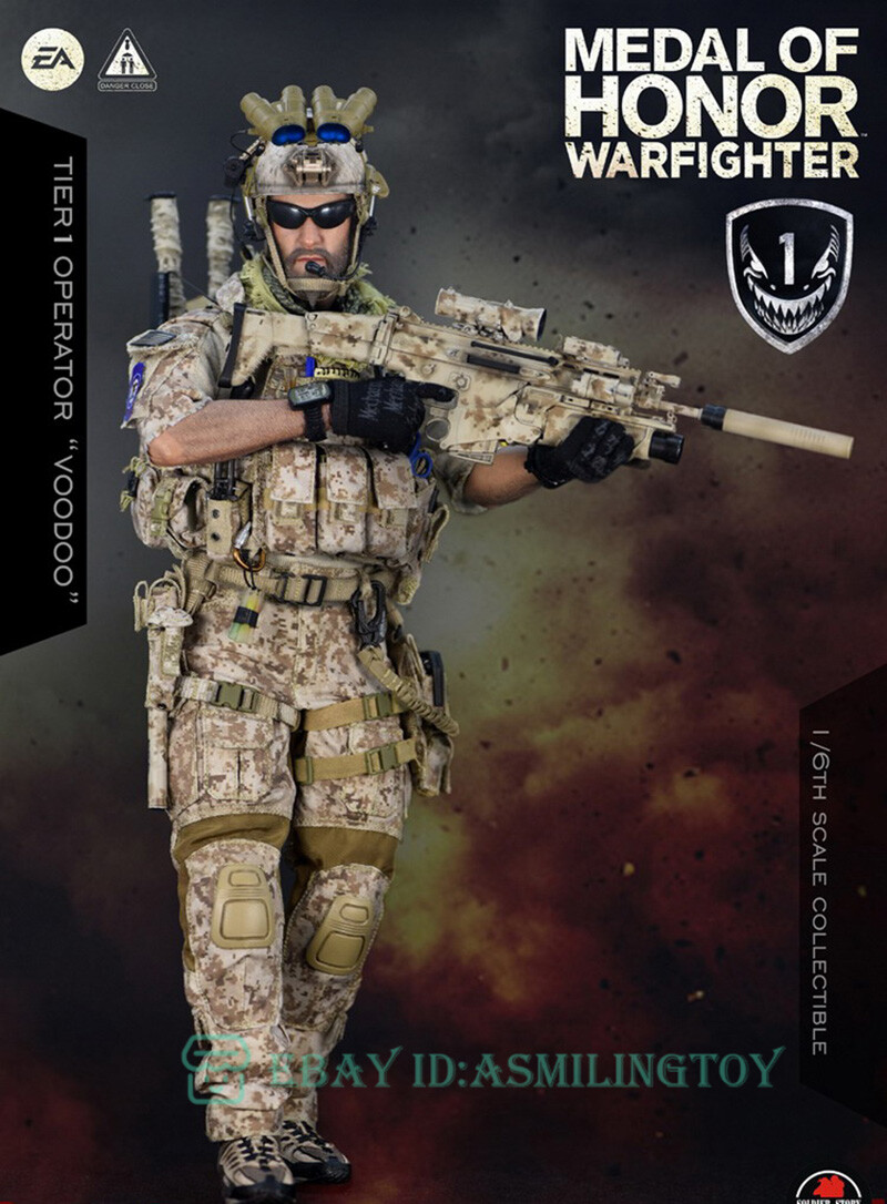 ミリタリー 1/6 Navy SEAL Tier One Operator Voodoo Soldier Story SS106 Medal Of Honor Navy SEAL Tier One