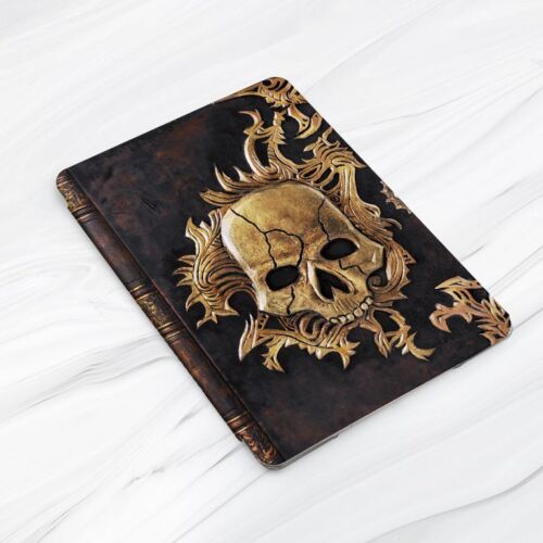 Horror Vintage Book Skull Case For iPad 10.2 Air 3 4 5 Pro 9.7 10.5 11 12.9 Mini - Picture 3 of 6